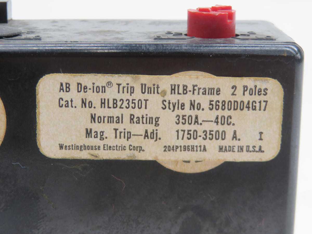Westinghouse HLB2350T Circuit Breaker T211668 - Reliable Power Protection - CIRCUIT BREAKERS