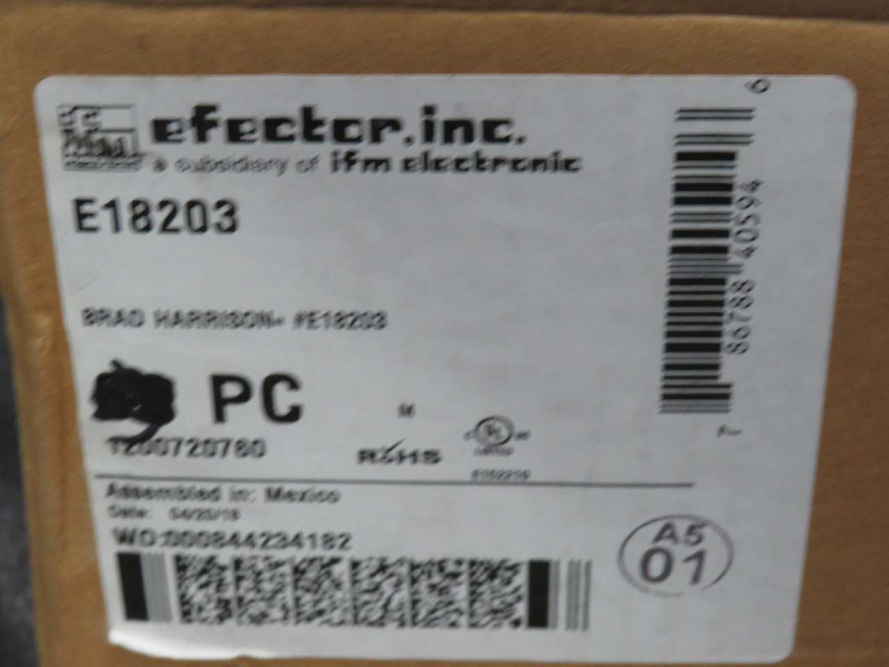 LOT OF 60 IFM ELECTRONIC 1200720760 E18203 ACTUATOR CABLE T168317 - CORDSET CABLES