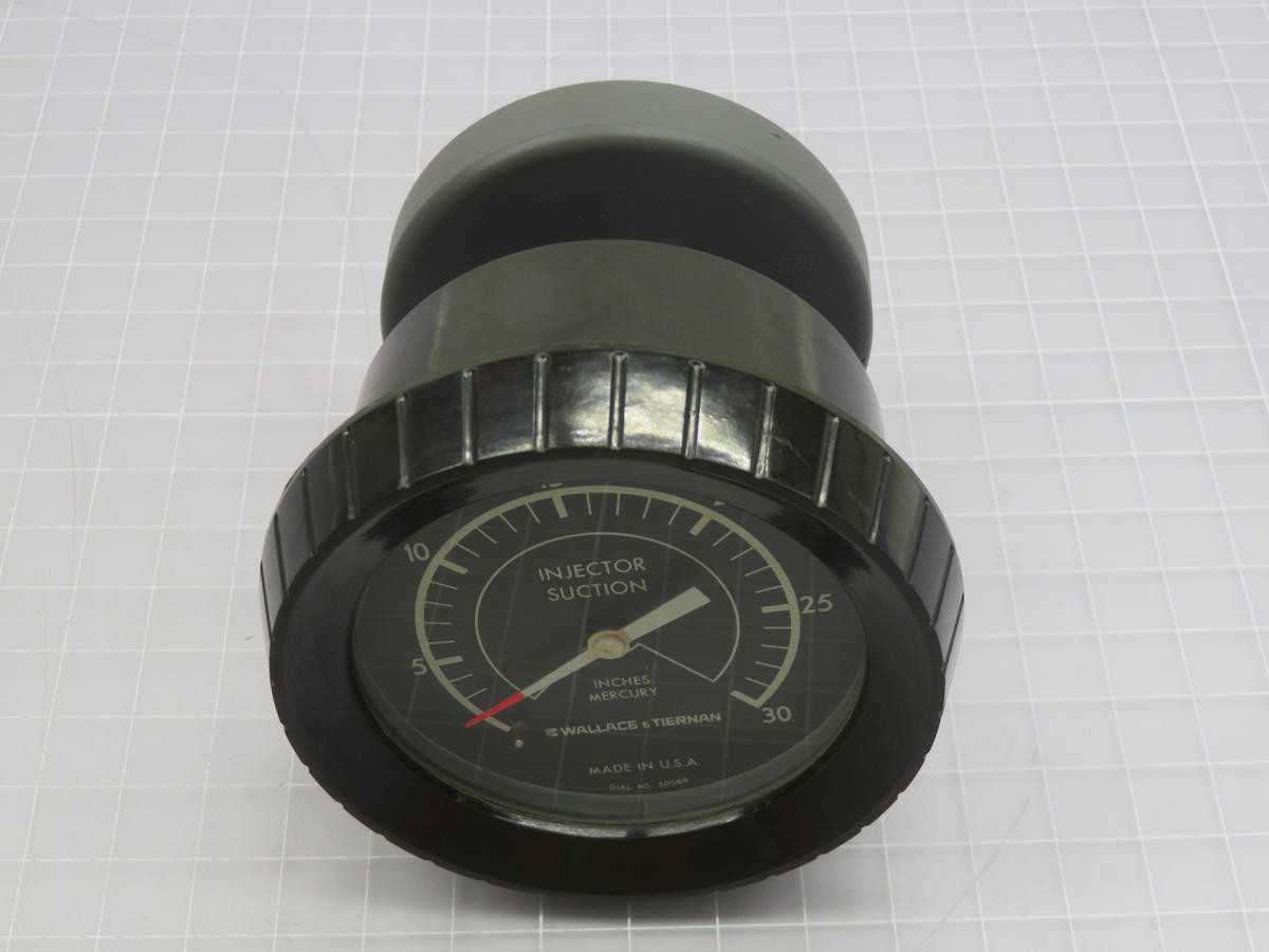 WALLACE & TIERNAN 30589 INJECTOR SUCTION GAUGE - INSTRUMENTATION