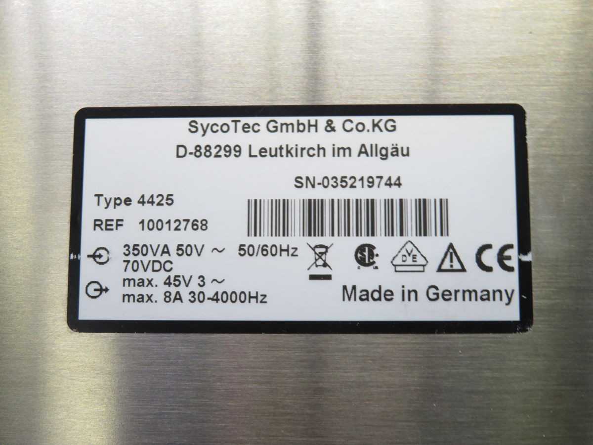 SYCOTEC 4425 LOW-VOLTAGE HIGH-FREQUENCY INVERTER T255563 - POWER INVERTERS
