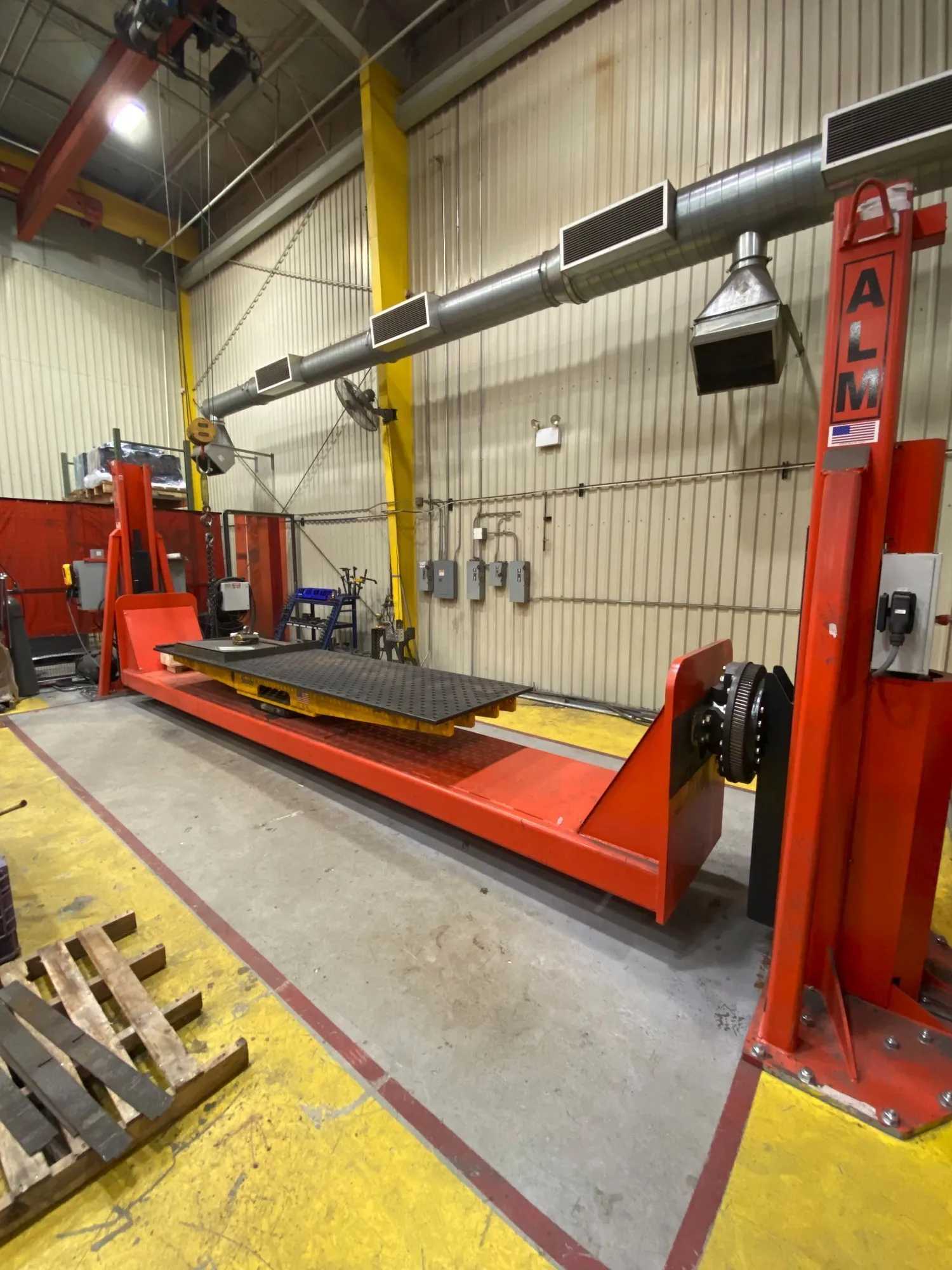 2021 Alm Mhl2p Welding Positioner - 7000lb Cap, 3-Axis, Skyhook, 480V/3Ph/40A, 133,600 In-Lbs Torque - WELDING POSITIONERS