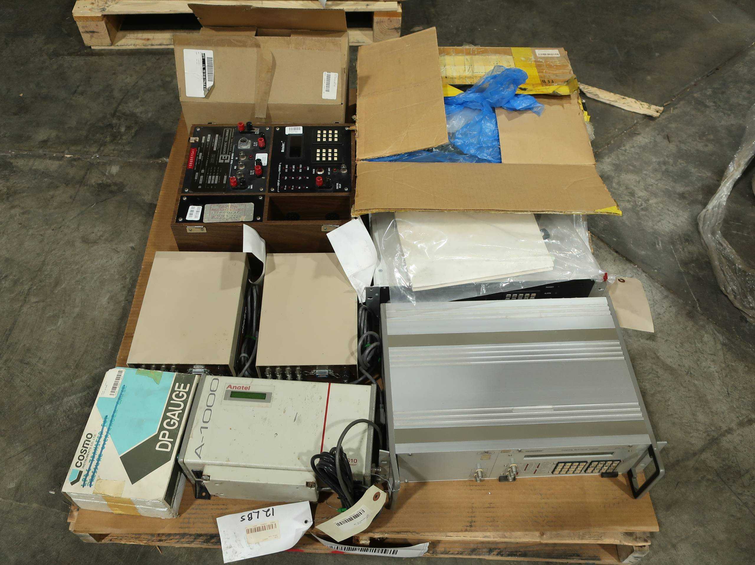 SKU 1787823 - PALLET OF ASSORTED ELECTRIC TEST EQUIPMENT - ELECTRICAL TESTING EQUIPMENT