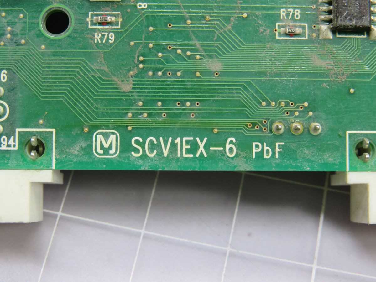 SCV1EX-6 CIRCUIT BOARD T250709 - OPERATOR CONTROLS