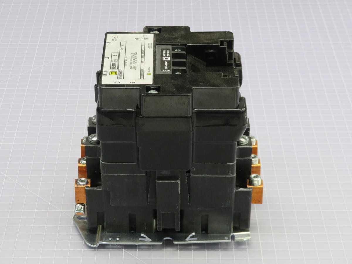 SQUARE D 8502SE02 NEMA SIZE 3 CONTACTOR SER A T219529 - CONTACTORS