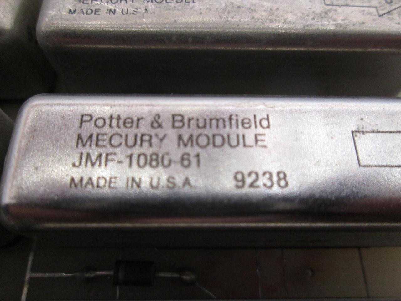 LOT OF 8 AMF POTTER & BRUMFIELD JMF-1080-61 MERCURY MODULE RELAYS IN CIRCUIT BOARD T45822 - ELECTRICAL RELAYS