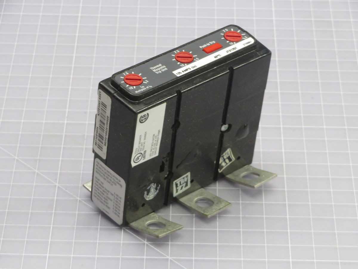 EATON JT3125T THERMAL MAGNETIC ONLY TRIP UNIT T245984 - CIRCUIT BREAKERS