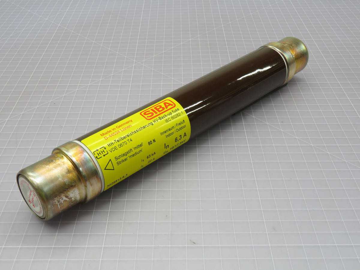 SIBA 302551316 FUSE 16A 10-17 KV 2.1 IN DIA 63 KA T223838 - FUSES