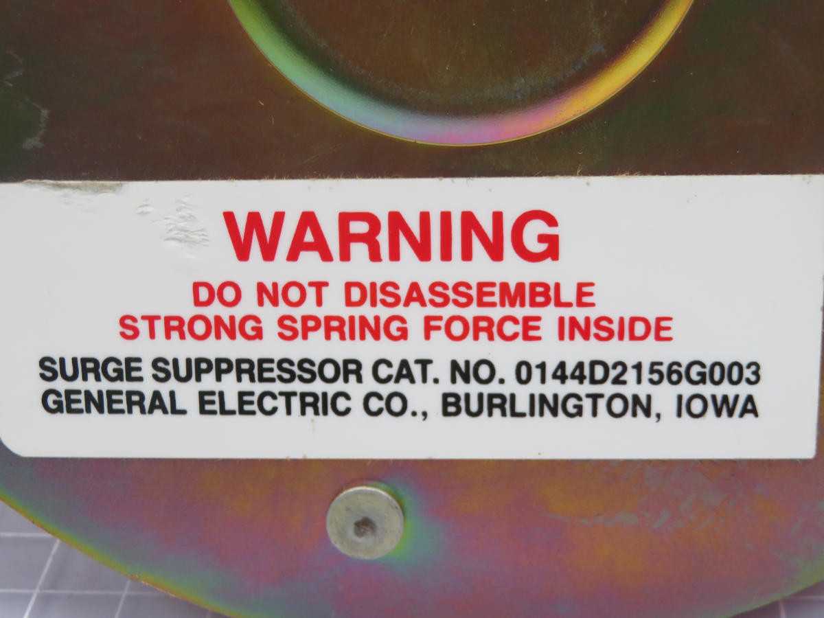 GE 0144D2156G003 SURGE SUPRESSOR T202264 - SURGE SUPPRESSOR