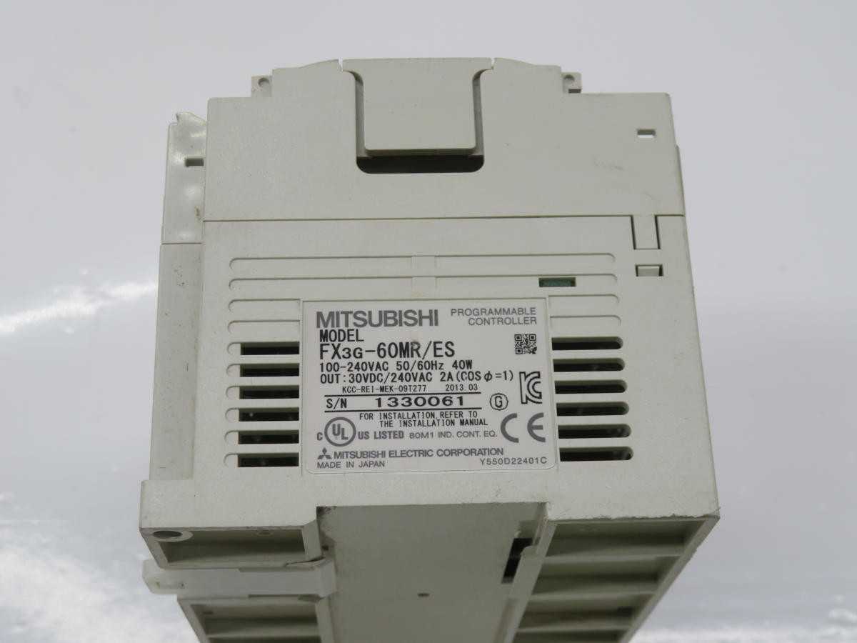 MITSUBISHI FX3G-60MR/ES PROGRAMMABLE CONTROLLER T243199 - PLC MODULES