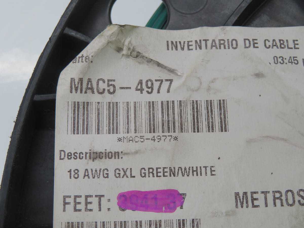 LOT OF 4000 INVENTARIO DE CABLE MAC5-4977 ELECTRICAL WIRE T236542 - ELECTRICAL WIRE