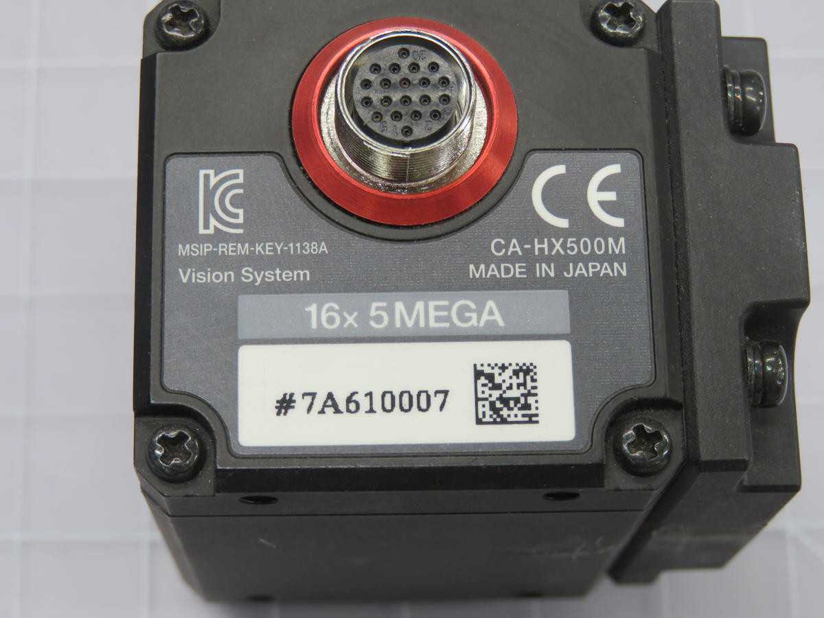 KEYENCE CA-HX500M CCD CAMERA T220488 - INSPECTION CAMERAS