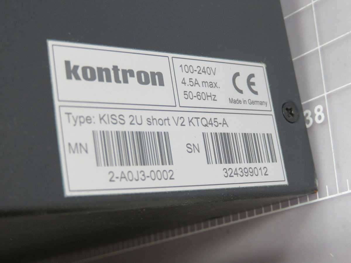 KONTRON KISS 2U SHORT V2 KTQ45-A CPU MODULE BH0190 - PLC MODULES