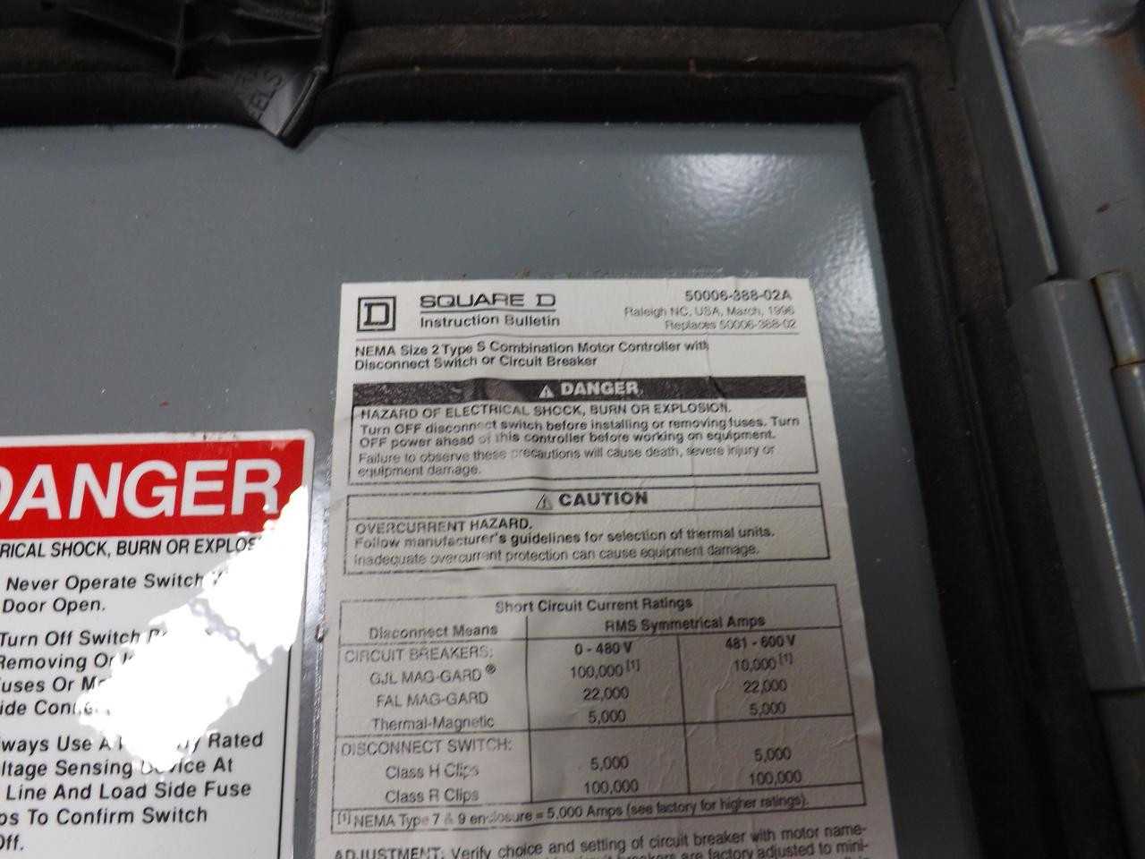 SQUARE D 8538SDA32S8V03 30072-315-40D STARTER T45105 - AUTOMATION & CONTROLS