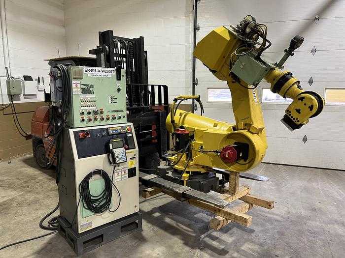 2002 FANUC R-2000IA/165R ROBOT, 165KG PAYLOAD, 3095MM REACH, RJ3IB CONTROLLER - ARTICULATED ROBOTS
