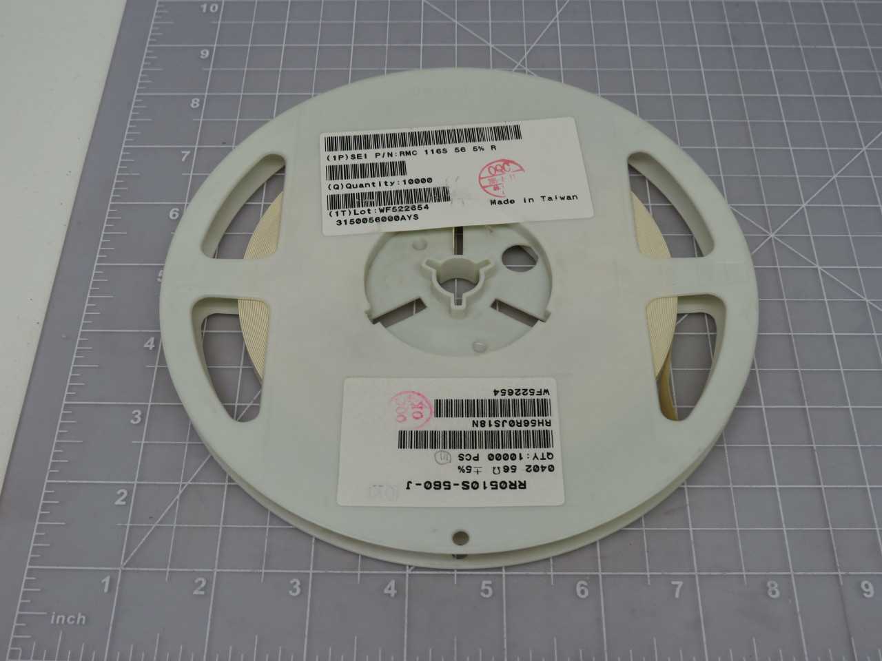 LOT OF 10000 SEI RMC 116S 56 5% R RR0510S-560-J THICK FILM RESISTORS T172581 - ELECTRICAL COMPONENTS