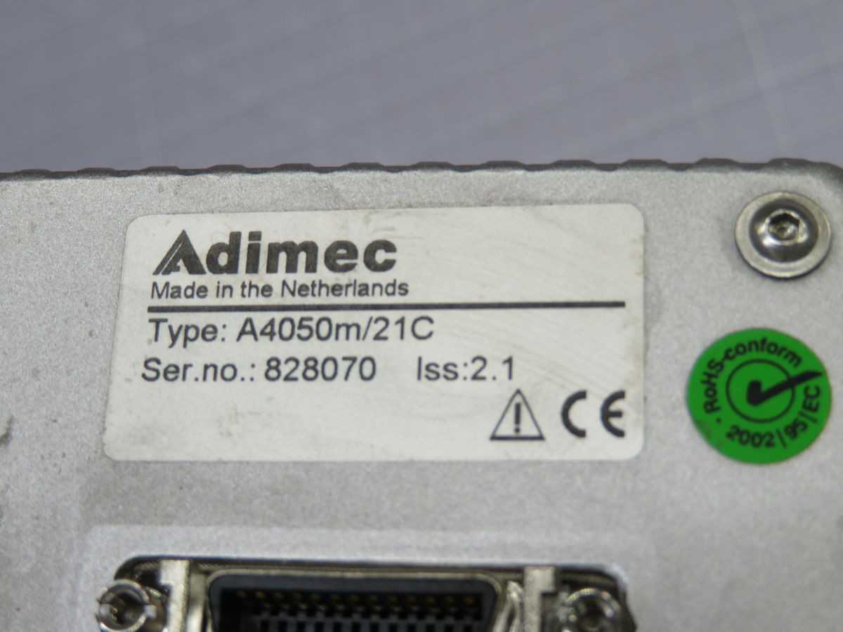 ADIMEC A4050M/21C INDUSTRIAL CAMERA T252623 - AUTOMATION & CONTROLS