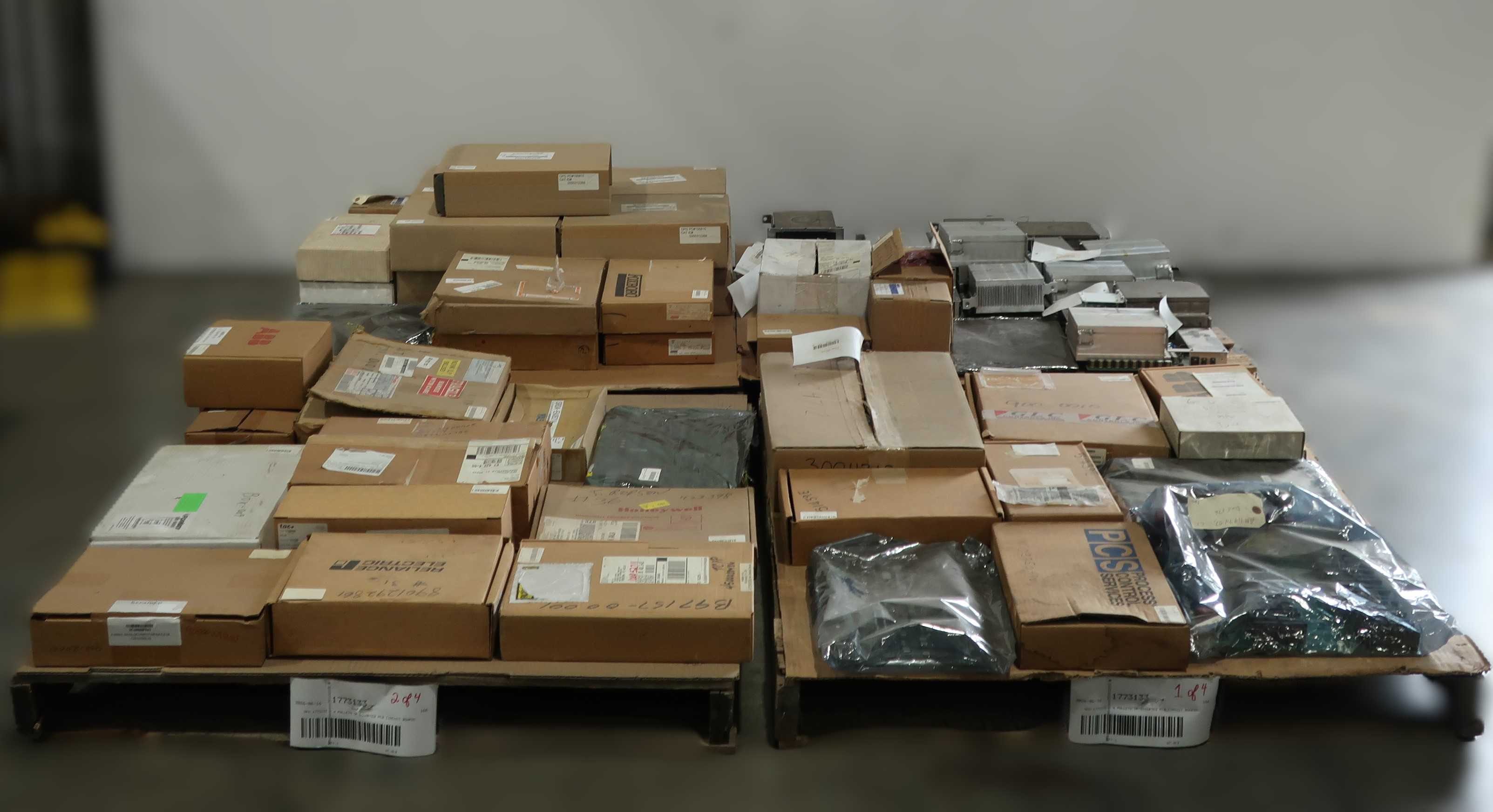 SKU 1773133 - 4 PALLETS OF ASSORTED PCB CIRCUIT BOARDS - PCB CIRCUIT BOARDS