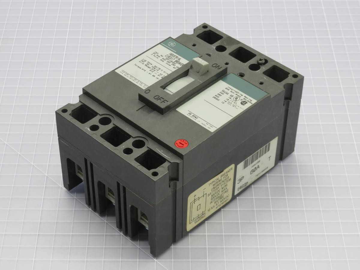GENERAL ELECTRIC TED136060 TCAL12 INDUSTRIAL CIRCUIT BREAKER T217878 - INDUSTRIAL PARTS