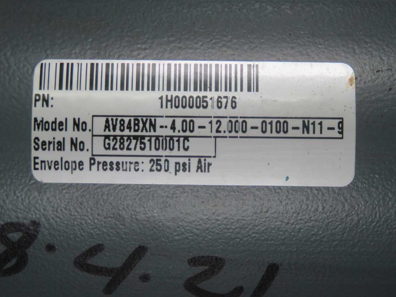FOXBORO A84A1AB12 DOUBLE ACTING PNEUMATIC CYLINDER T270041 - PNEUMATIC CYLINDERS & ACTUATORS