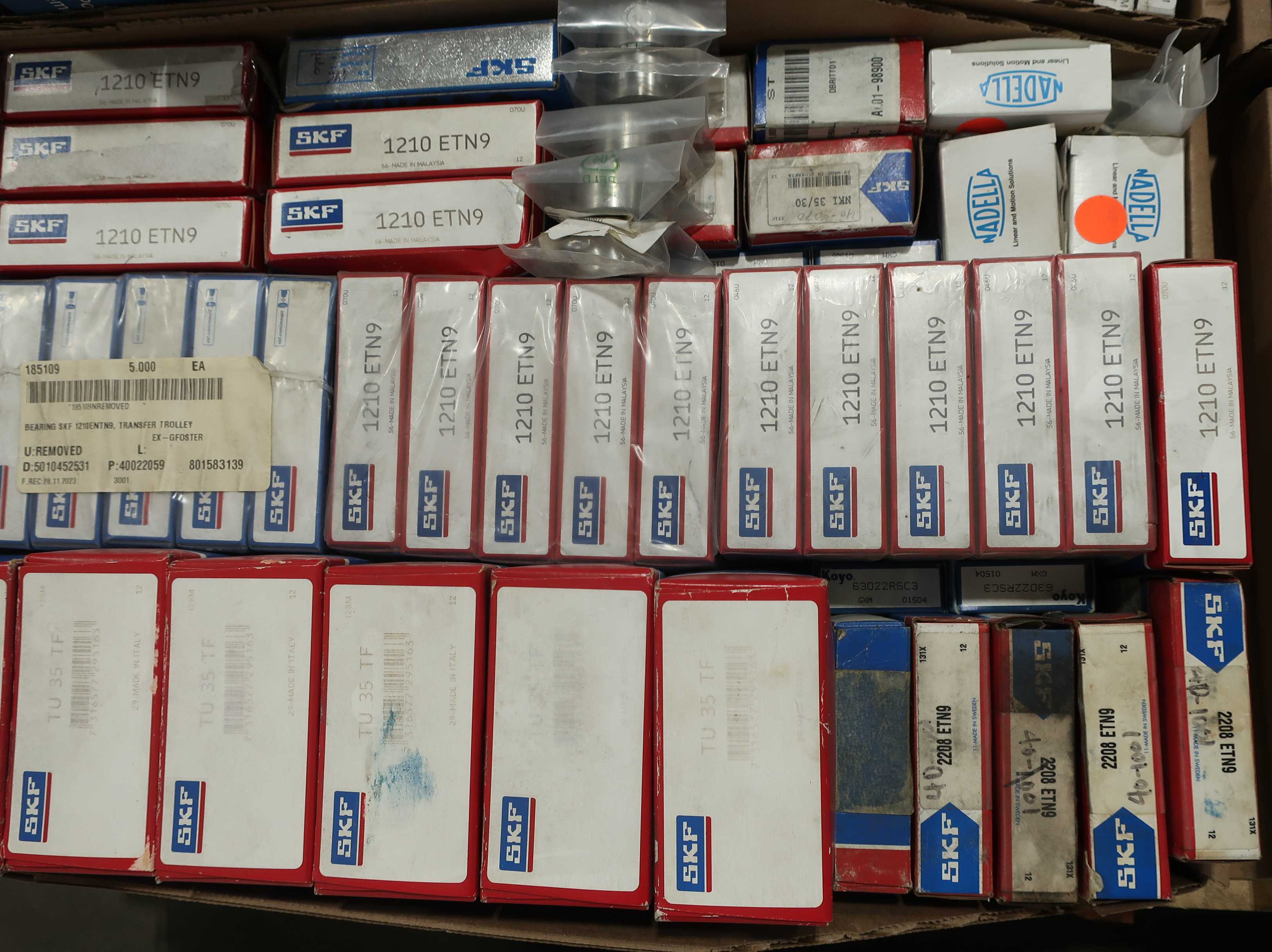 SKU 1775692 - PALLET OF ASSORTED BEARINGS - BEARINGS
