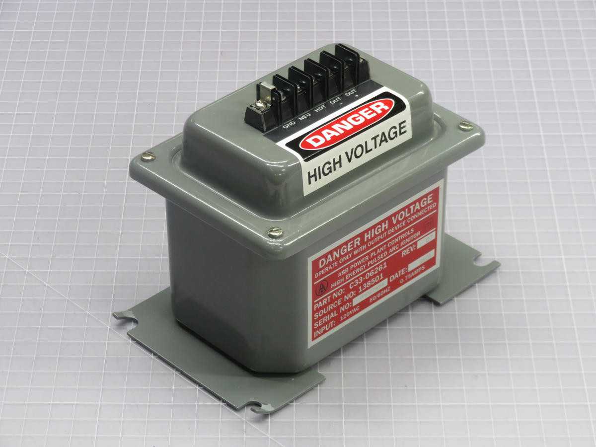 ABB C33-06261 HIGH ENERGY PULSED ARC IGNITOR T229017 - ELECTRICAL COMPONENTS