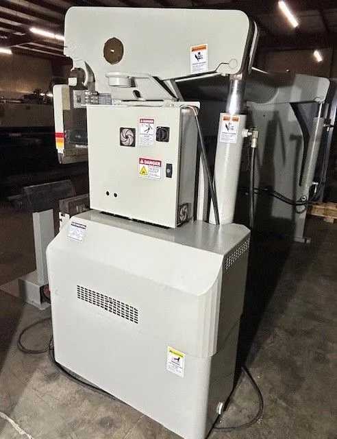 1998 ACCURPRESS 710010 HYDRAULIC PRESS BRAKE, 100 TON, 10' 8" STROKE, CNC ETS100 - PRESS BRAKES