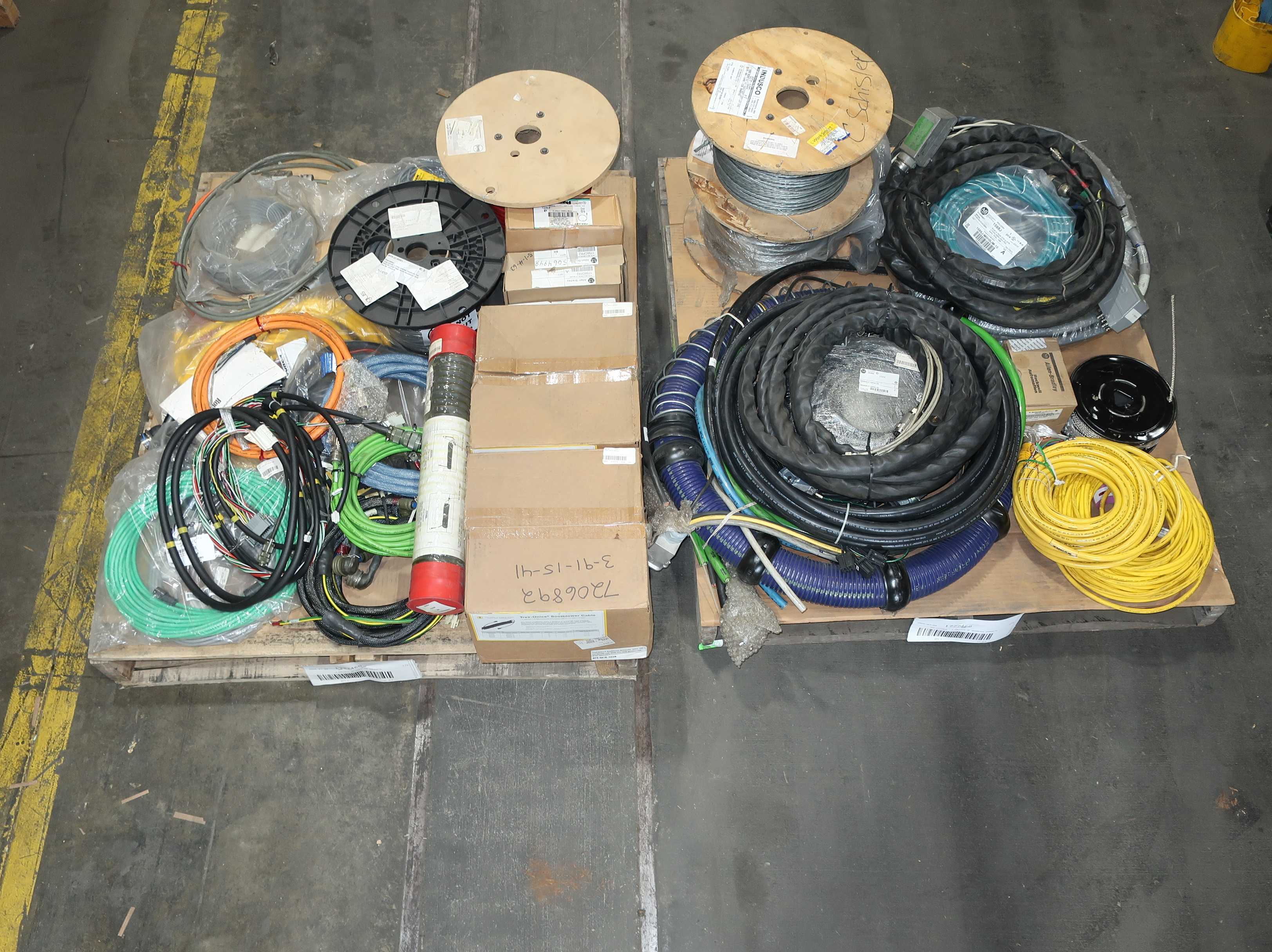 SKU 1777468 - 2 PALLETS OF ASSORTED CORDSETS AND CABLES - CORDSET CABLES