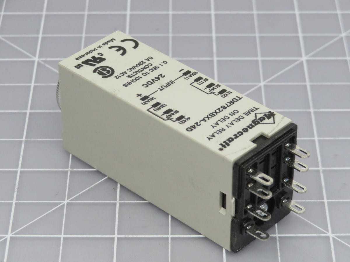 LOT OF 12 MAGNECRAFT TDR782XBXA-24D TIME DELAY RELAY T199536 - SOLID STATE RELAY