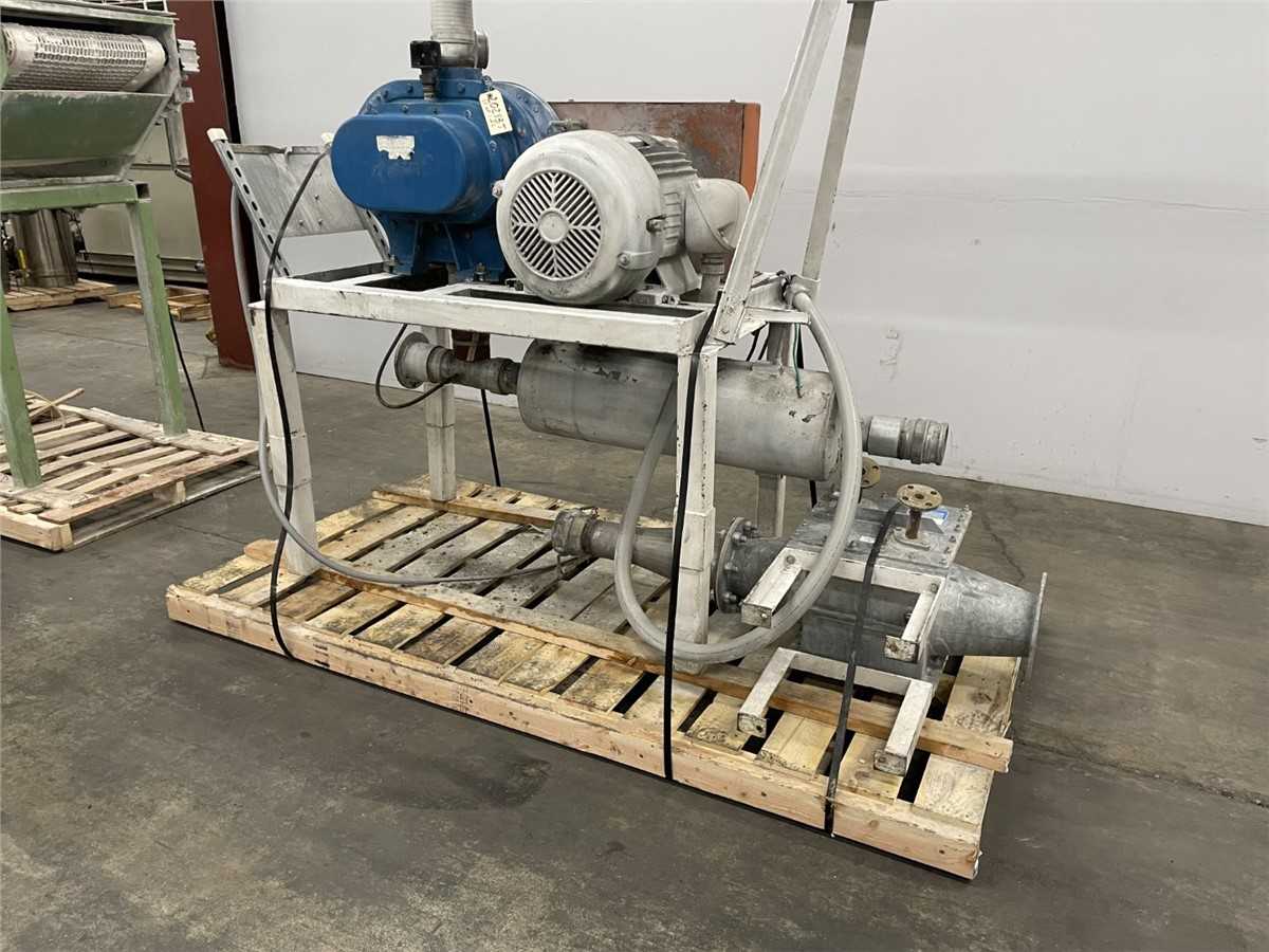 50 HP Mac Vacuum Conveyor With Surge Bin & Airlock - STORAGE & HANDLING EQUIPMENT