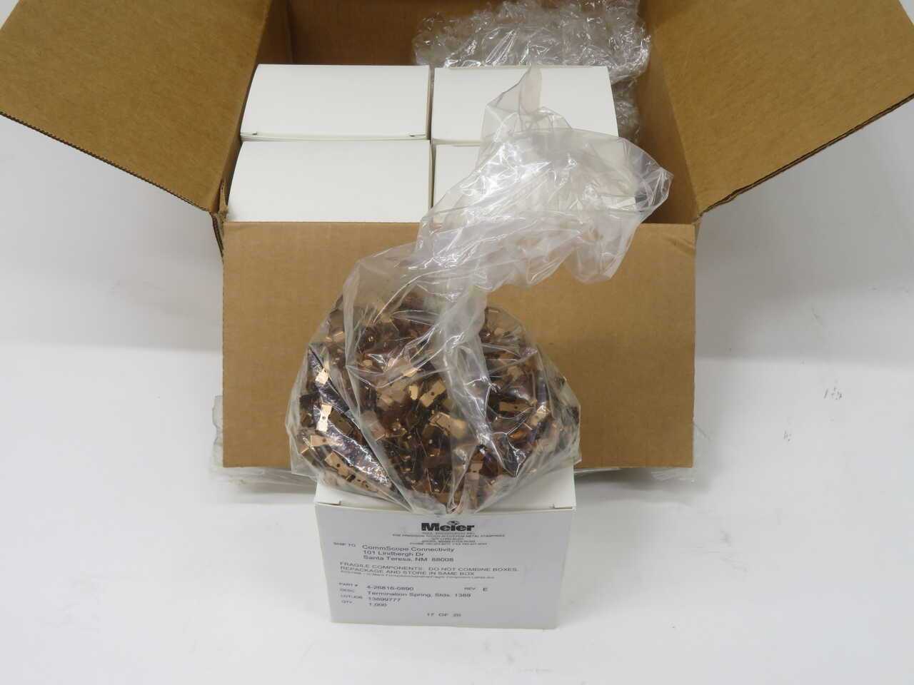 LOT OF 5000 COMMSCOPE 4-26816-0890 TERMINATION SPRING STUDS - SPRINGS