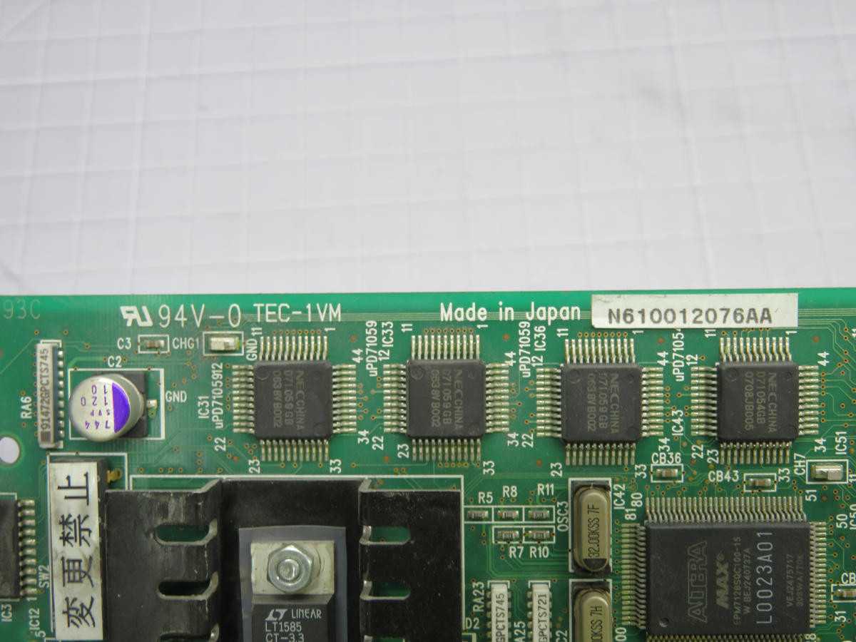 PANASONIC N610012076AA CIRCUIT BOARD T216031 - OPERATOR CONTROLS