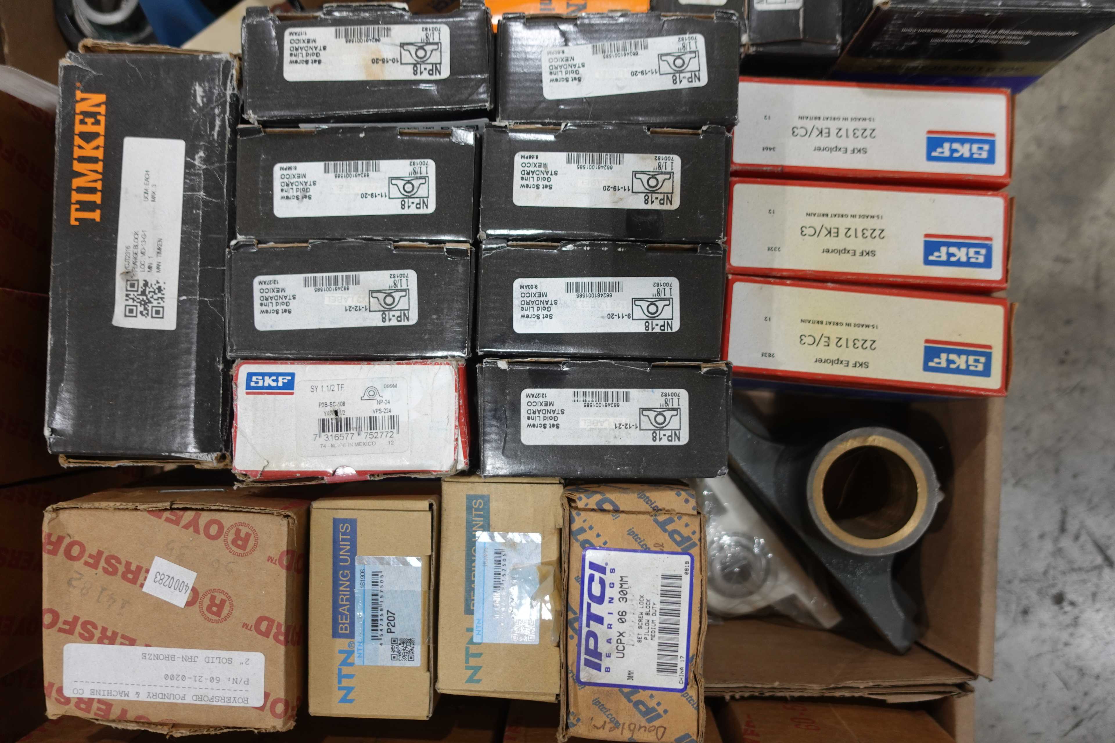 SKU 1765987 - PALLET OF MOUNTED BEARINGS - BEARINGS