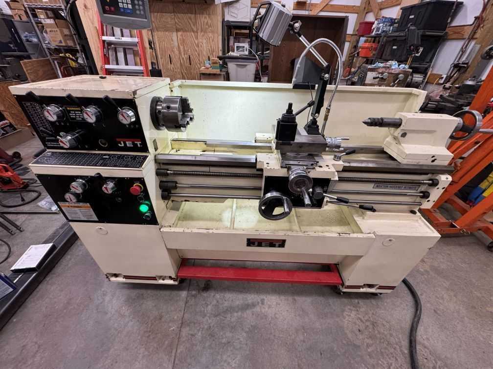 JET GH-1340W-3 Geared Head Engine Lathe With 40" Distance Between Centers - MANUAL LATHES