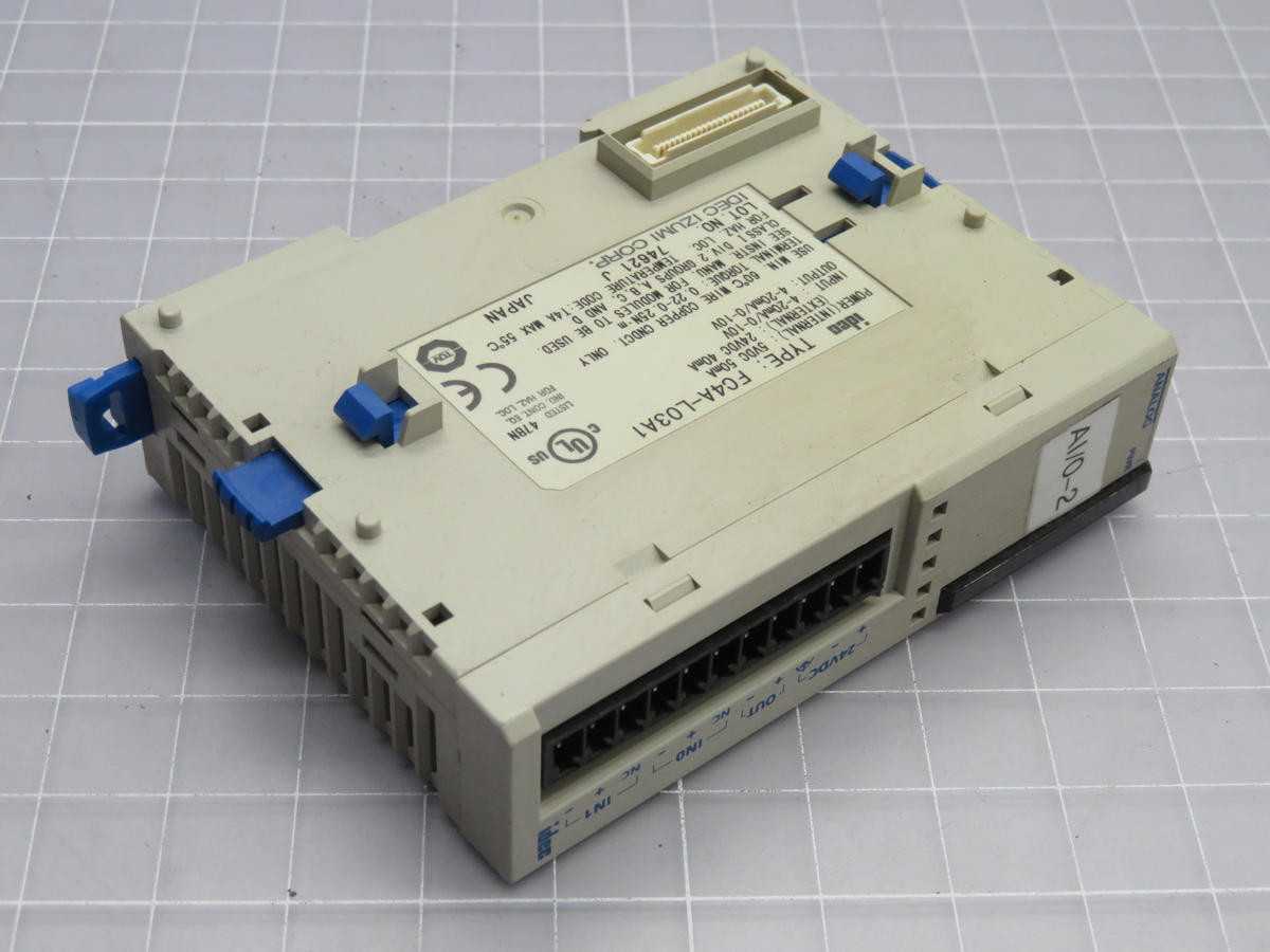 IDEC FC4A-L03A1 MICROSMART SERIES ANALOG I/O MODULE T219425 - PLC MODULES