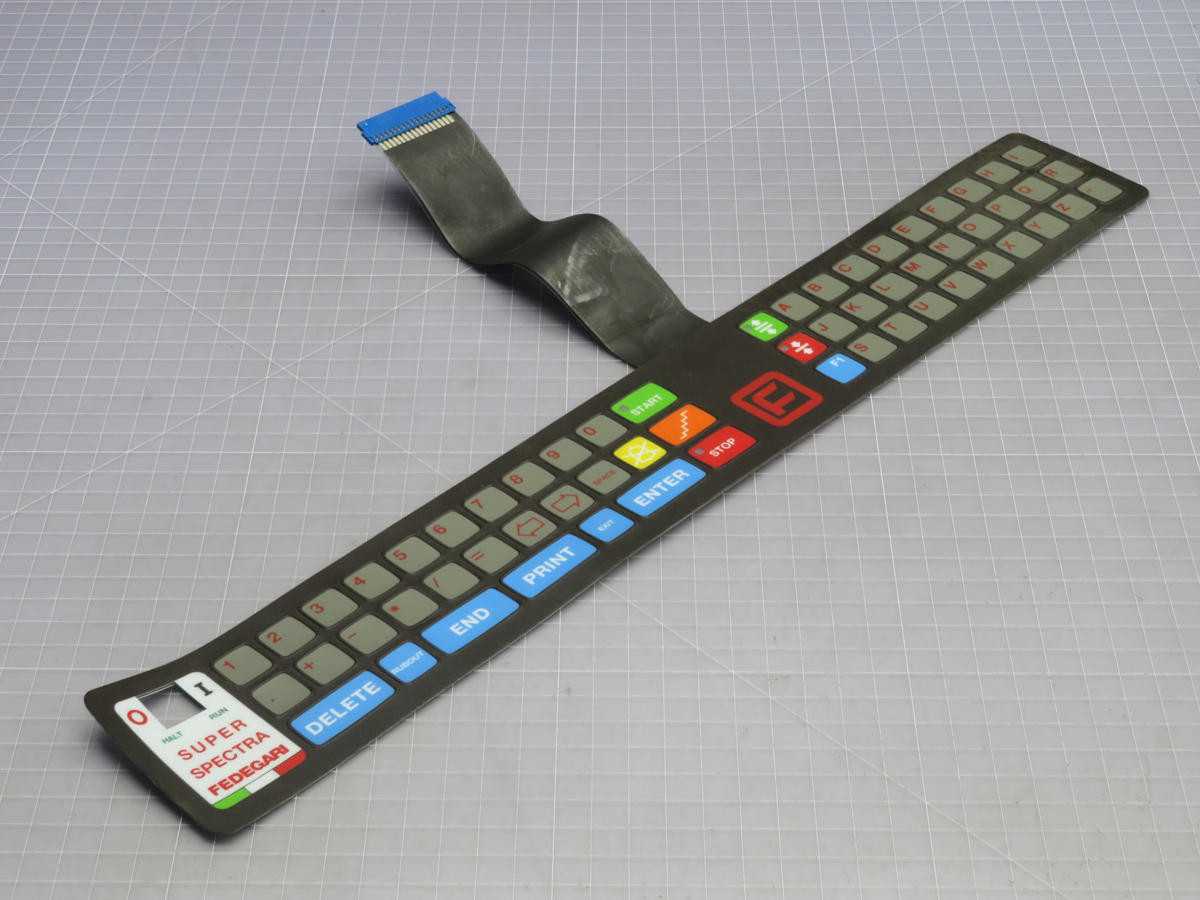FedeGari PP700007 Supra Spectra Operator Interface Keypad Cover T235126 - OPERATOR CONTROLS