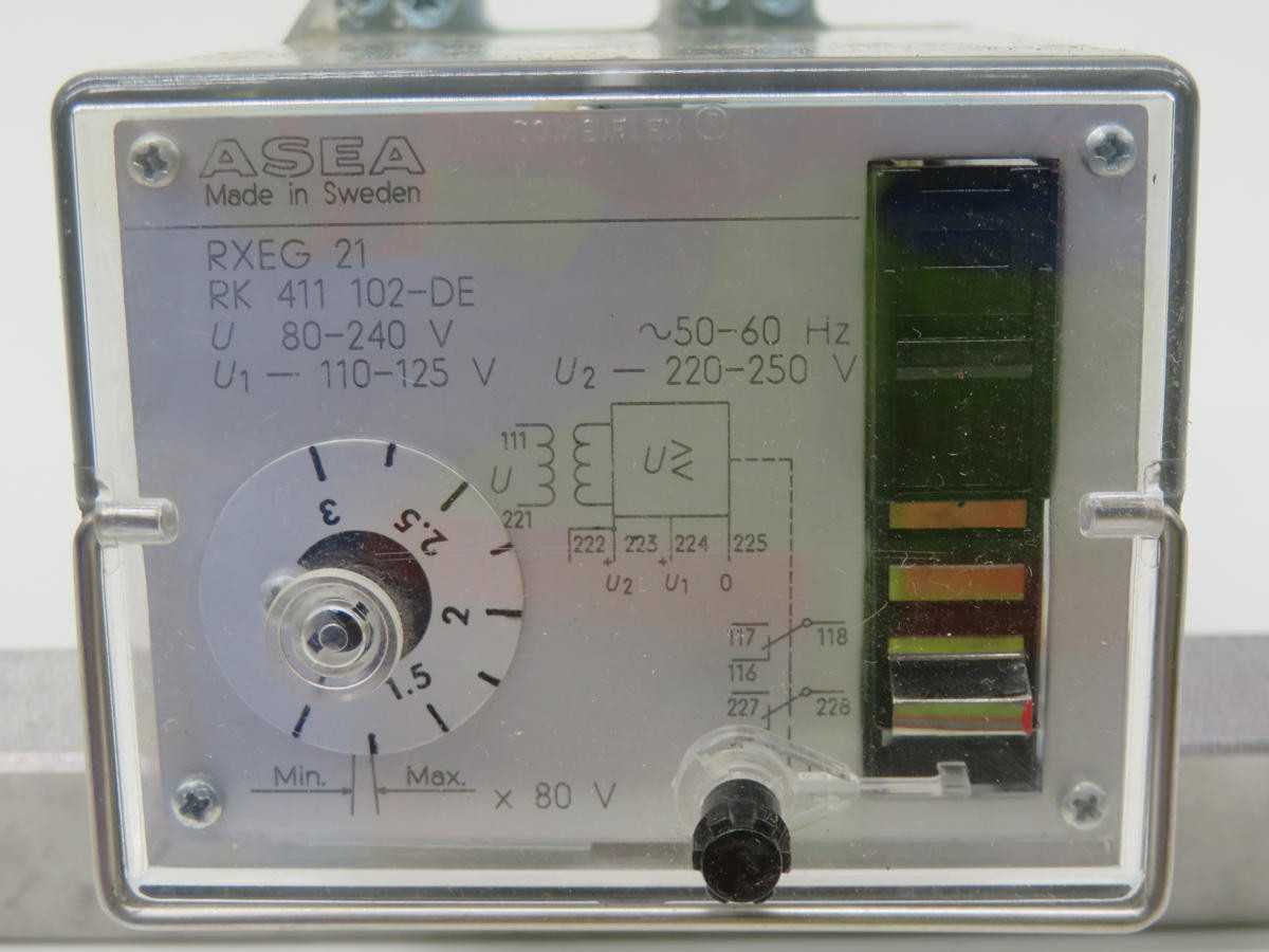ASEA RK 411 102-DE PHASE\VOLTAGE LOSS RELAY T228272 - PROTECTION RELAY