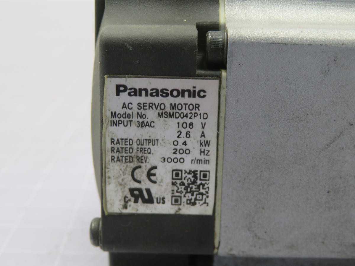 PANASONIC MSMD042P1D SERVO MOTOR T216348 - SERVO