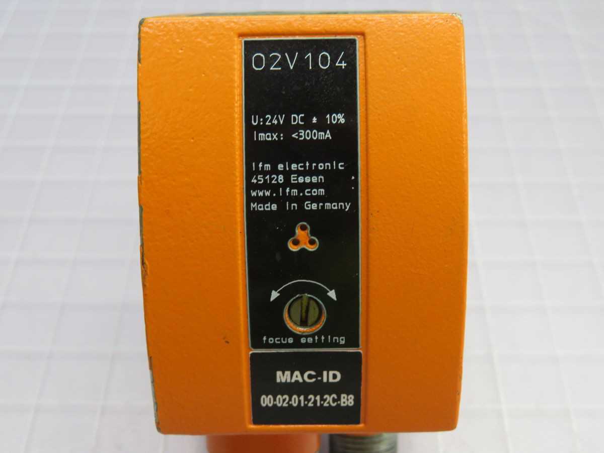 IFM ELECTRONIC 02V104 OBJECT INSPECTION SENSOR T259179 - SENSORS