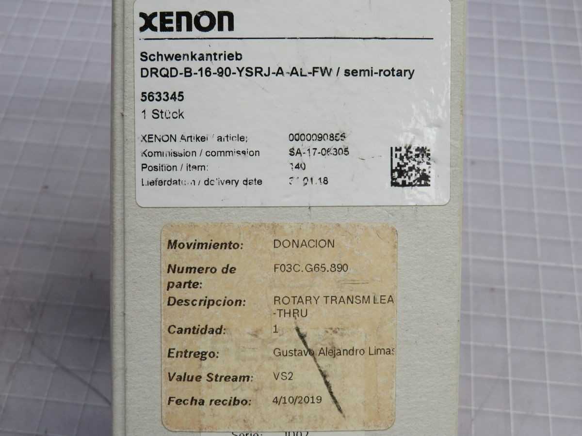 FESTO DRQD-B-16-90-YSRJ-A-AL-FW SEMI-ROTARY DRIVE BH0372 - ACTUATOR