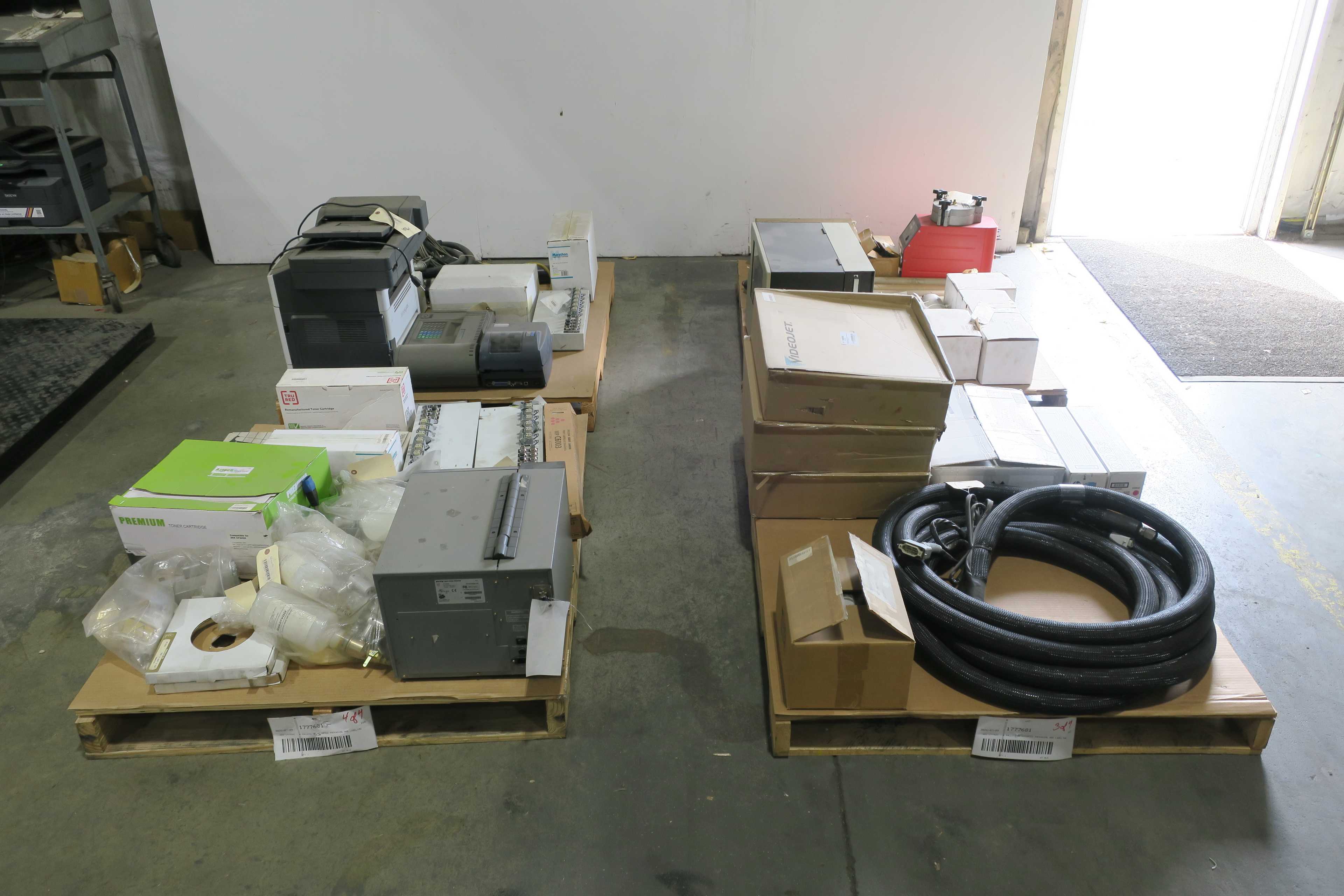SKU 1777681 - 4 PALLETS OF ASSORTED PACKAGING AND LABELING - PACKAGING