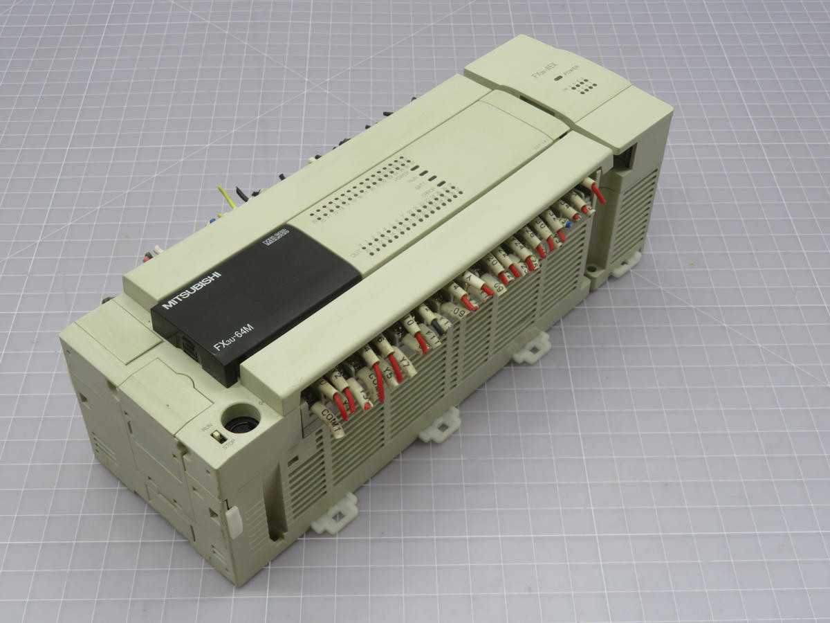 MITSUBISHI FX3U-64MR/ES-A FX2N-8EX-ES/UL PROGRAMMABLE CONTROLLER T220754 - PLC MODULES