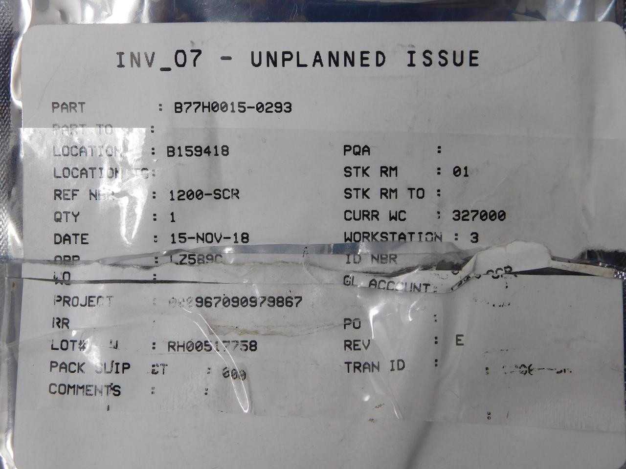 AEROFLEX CT1990-1-20 B77H0015-0293 REMOTE TERMINAL BUS CONTROLLERS T133498 - TERMINAL BLOCKS