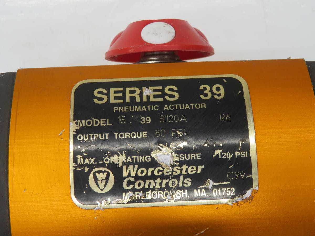 Worcester Controls 15 39 S120A Valves Positioner T228207 - BALL VALVE