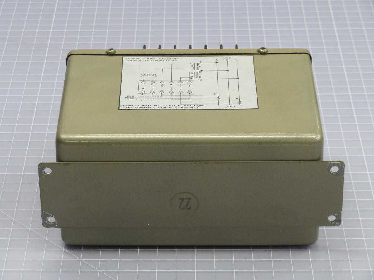 TRANSDATA 20EWM704 WATT TRANSDUCER T223120 - INSTRUMENTATION