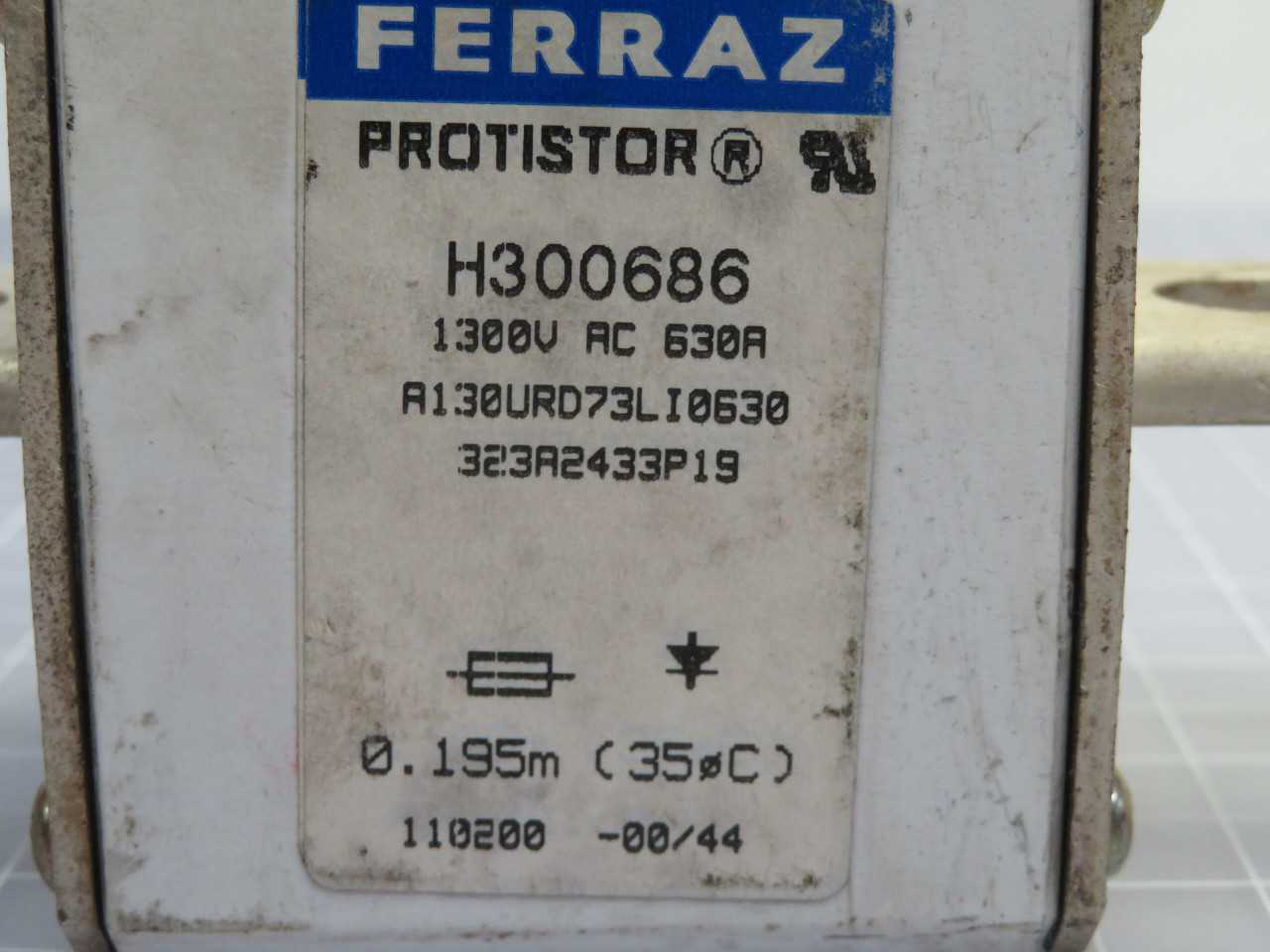 Ferraz Shawmut H300686 Protistor Blade Fuse 630 A 1300 VAC T187349 - FUSES