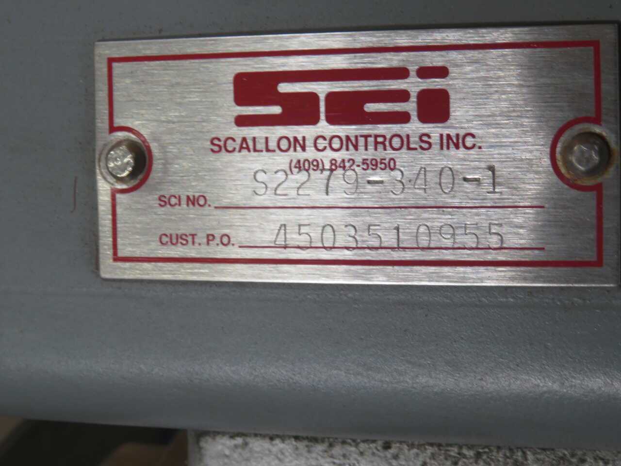 Scallon Controls GFU-241/242 Heater Spare Fuel Gas Block Valve Assembly - VALVES