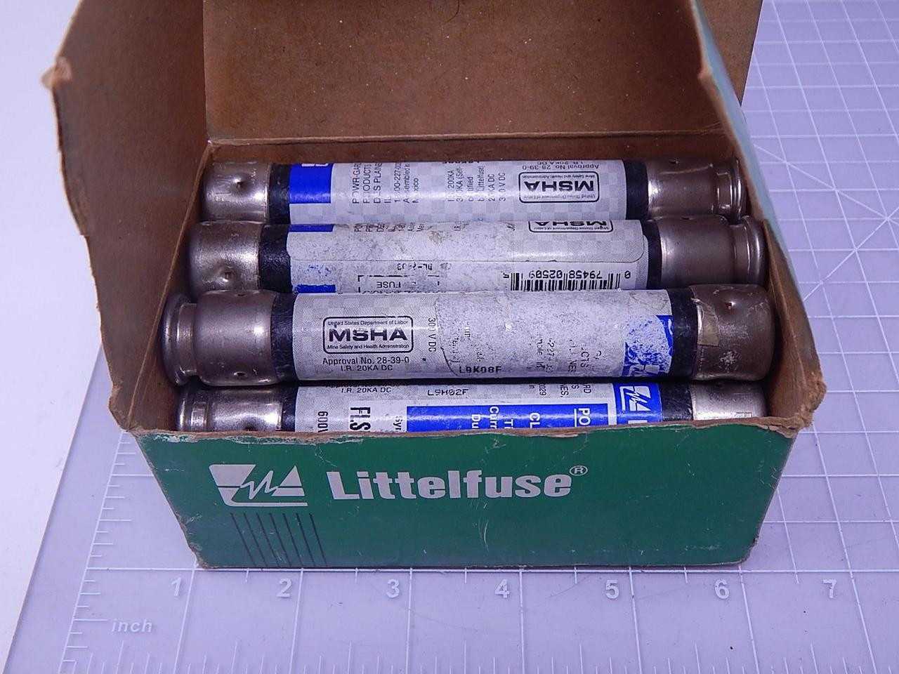 LOT OF 10 LITTELFUSE FLSR 8/10 ID TIME DELAY CURRENT LIMITING DUAL ELEMENT FUSES T115693 - FUSES