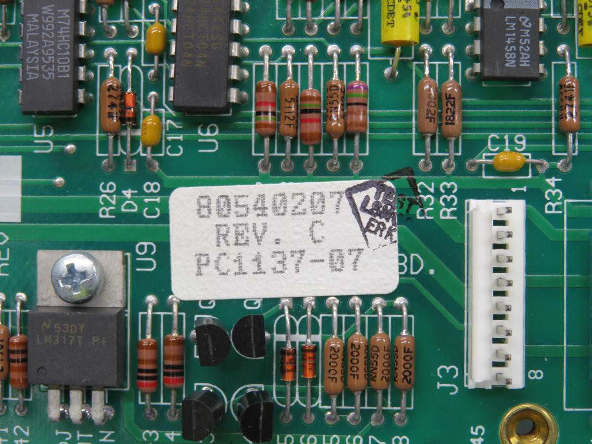 LEAR SIEGLER 80540307 PC1137-07 SIGNAL CONDITIONING BOARD T217256 - PCB CIRCUIT BOARDS