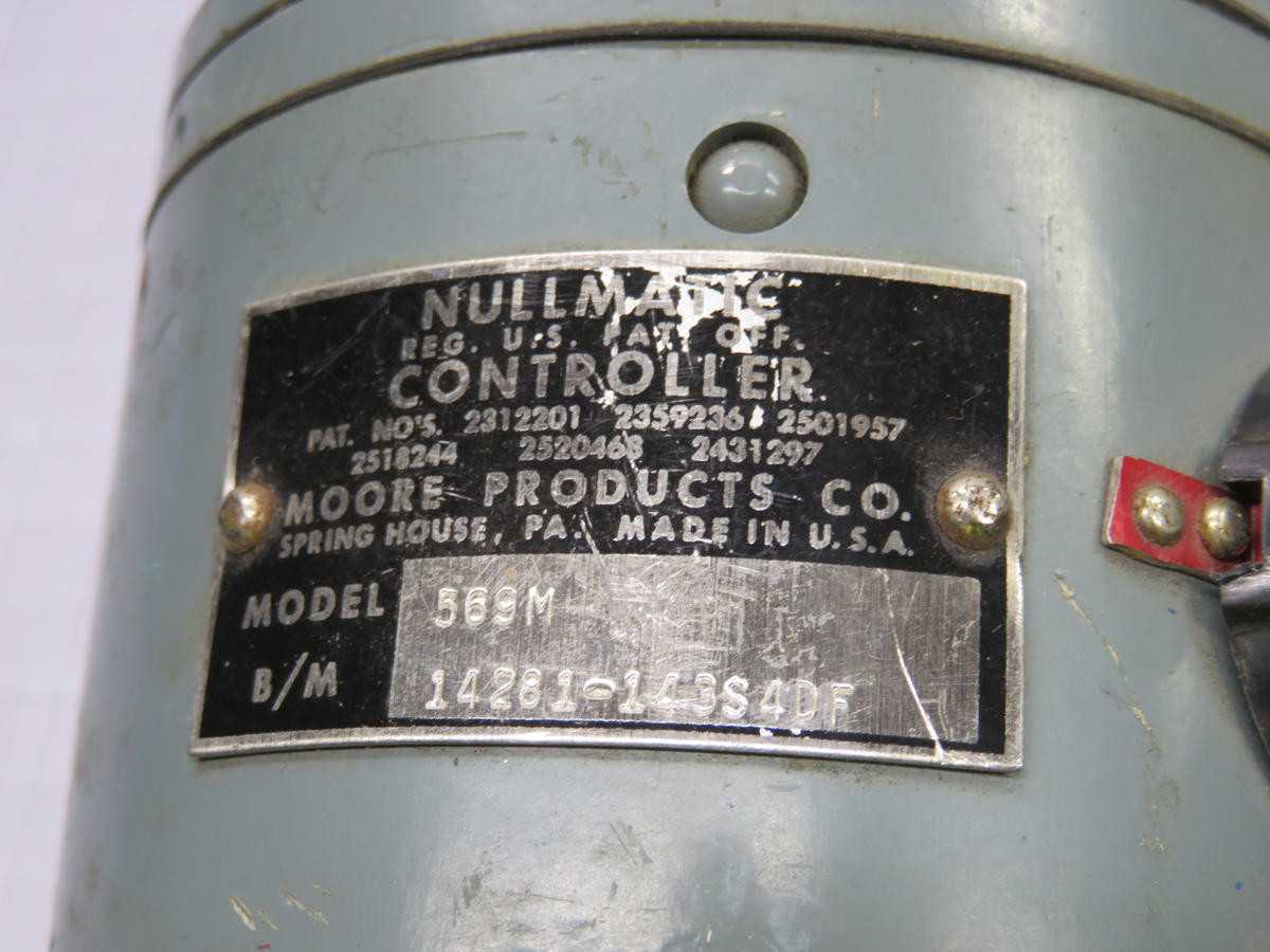 MOORE 569M NULLMATIC CONTROLLER T213564 - AUTOMATION & CONTROLS