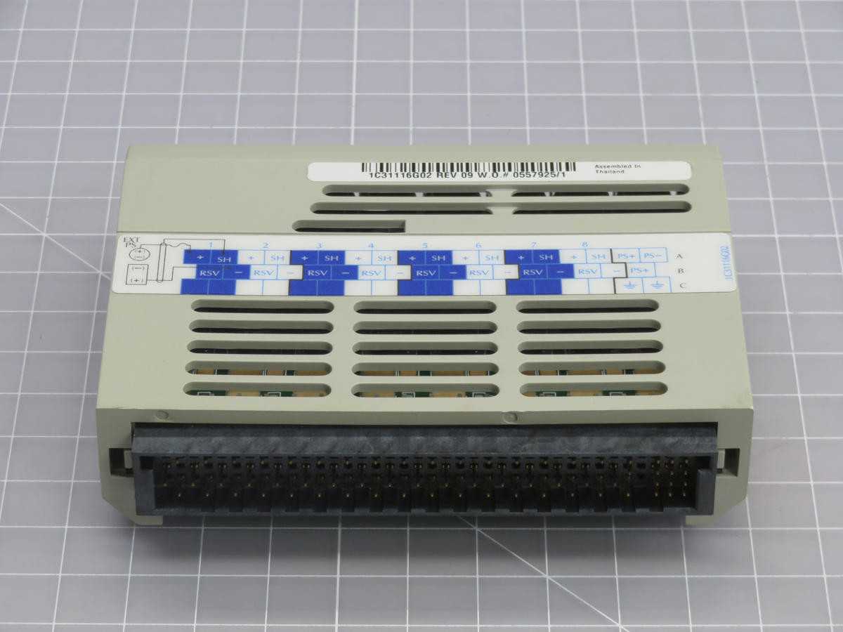 EMERSON 1C31116G02 INPUT MODULE T239151 - PLC MODULES